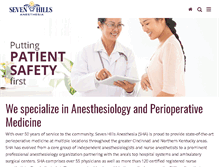 Tablet Screenshot of anesthesiagrouppractice.com